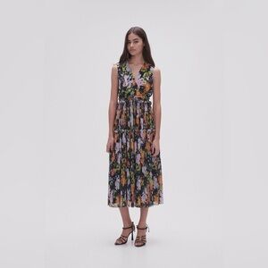 AJE Marlowe Shirred Midi Dress new size US8 AU12